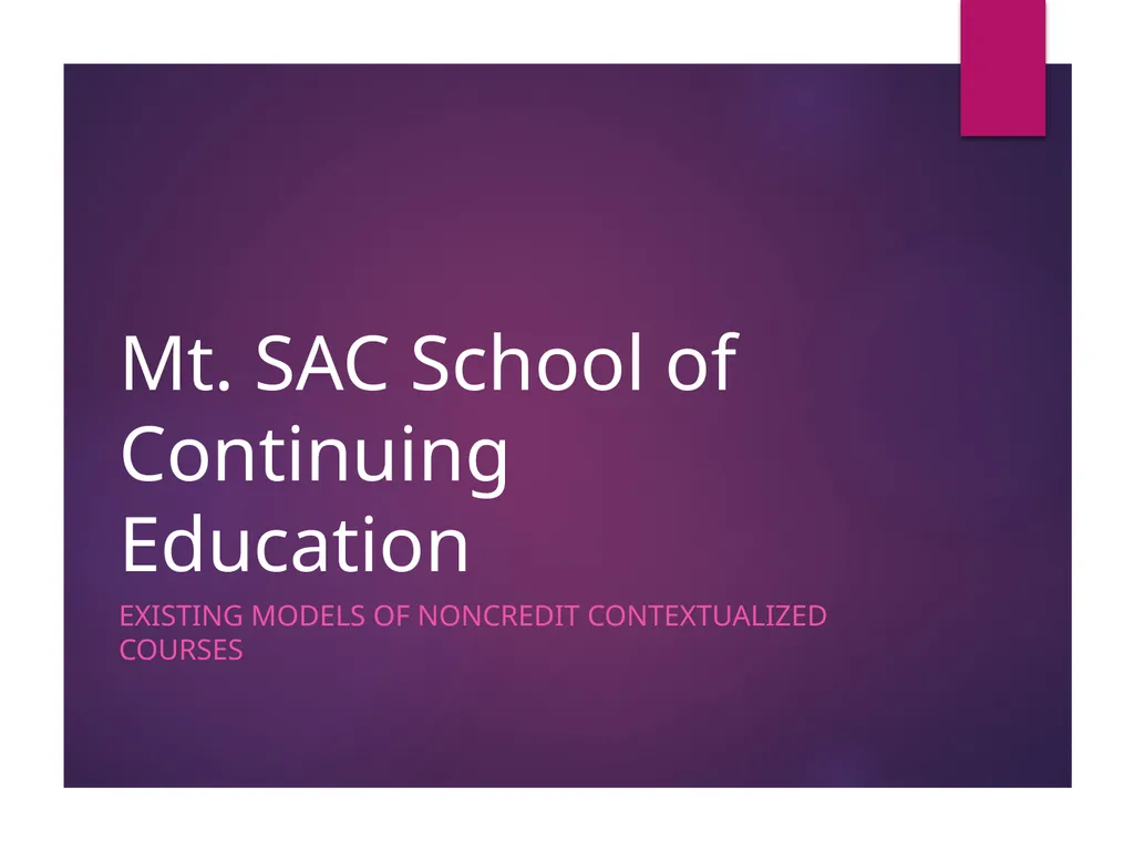 Contextualized Noncredit Curriculum for CTE Cheryl - slide 11 of 24