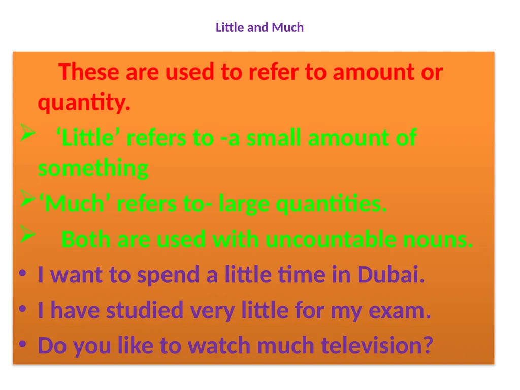 LESSON ON DETERMINER (PART-2) A determiner is a - slide 5 of 10