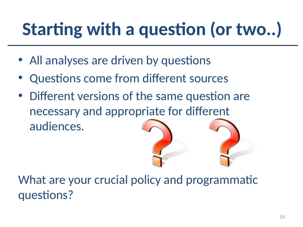 1 Data, Now What? Skills for Analyzing and - slide 14 of 40