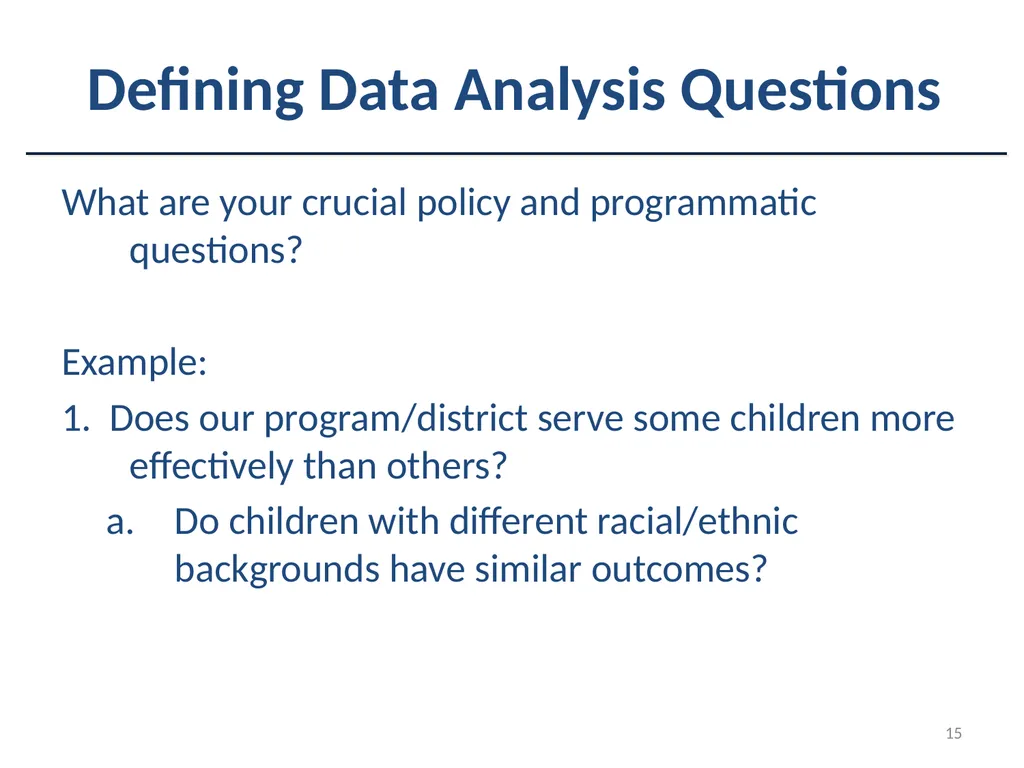 1 Data, Now What? Skills for Analyzing and - slide 15 of 40