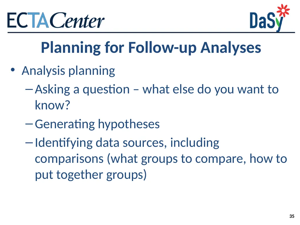 1 Data, Now What? Skills for Analyzing and - slide 35 of 40