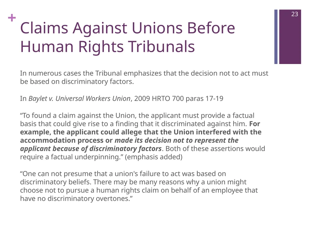 Where Are We Now? Unions’ Post-Weber - slide 23 of 37