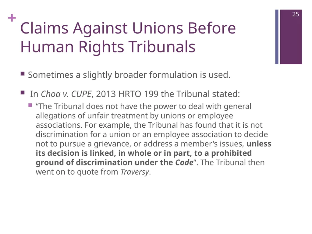 Where Are We Now? Unions’ Post-Weber - slide 25 of 37