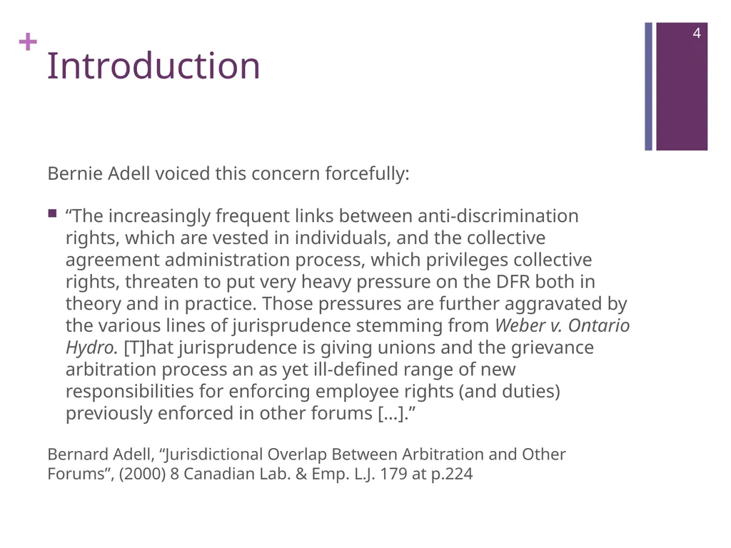 Where Are We Now? Unions’ Post-Weber - slide 4 of 37