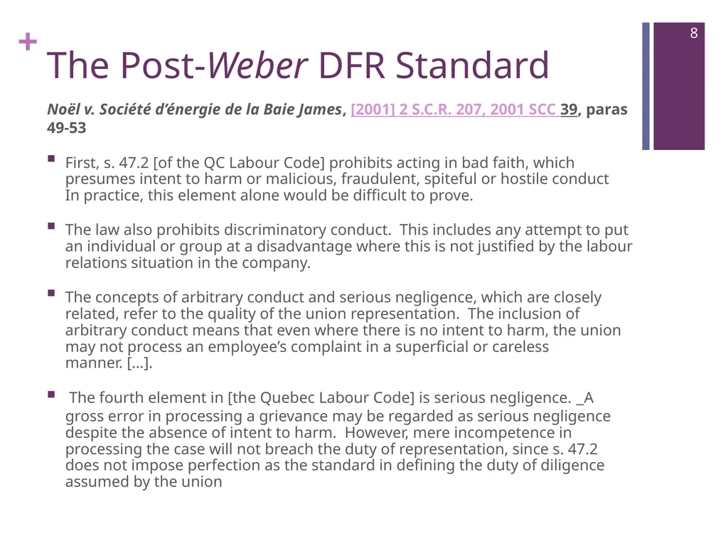 Where Are We Now? Unions’ Post-Weber - slide 8 of 37