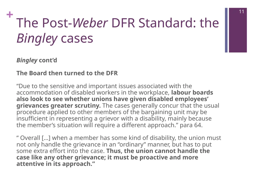 Where Are We Now? Unions’ Post-Weber - slide 11 of 37