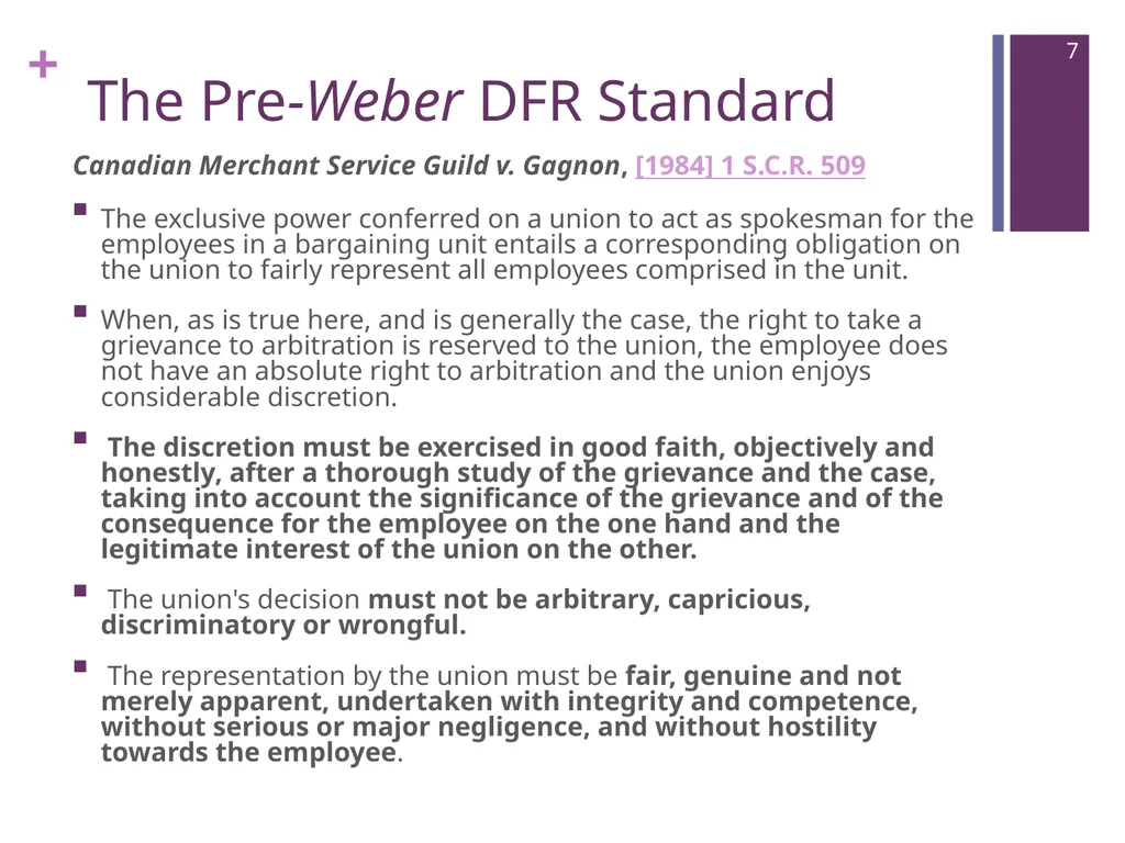 Where Are We Now? Unions’ Post-Weber - slide 7 of 37