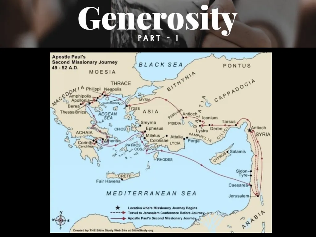 2 Corinthians chapters 8 & 9 The churches of - slide 3 of 17