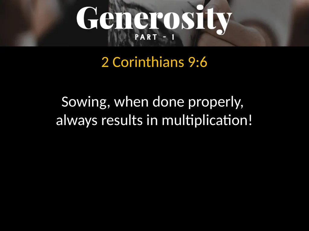 2 Corinthians chapters 8 & 9 The churches of - slide 13 of 17