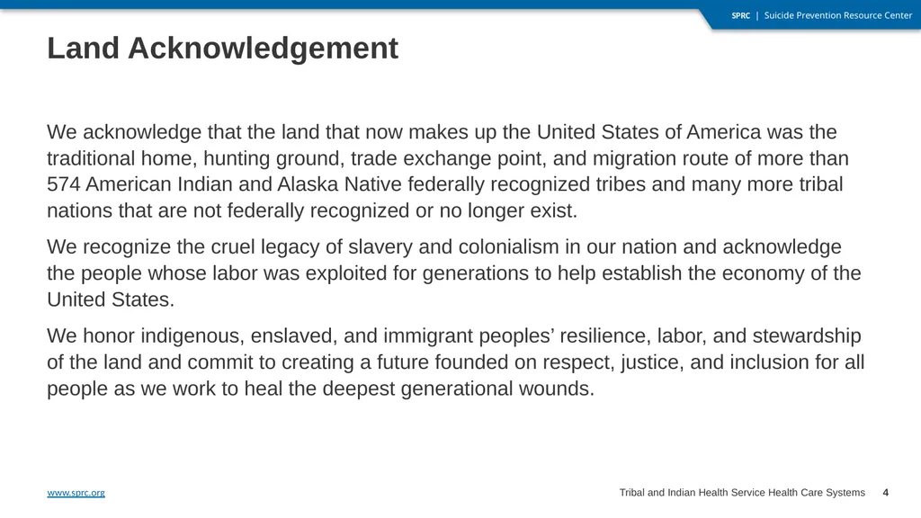 Collaborating with Tribal Communities: A Webinar - slide 4 of 8