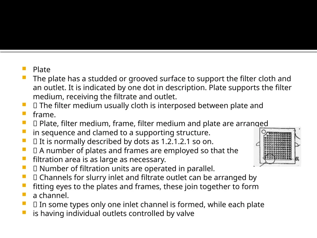 Filtration equipments Classification of filtration - slide 8 of 14