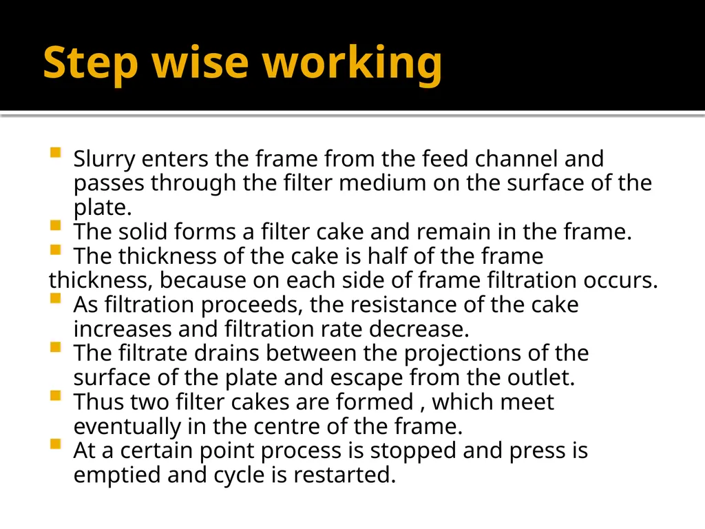Filtration equipments Classification of filtration - slide 10 of 14