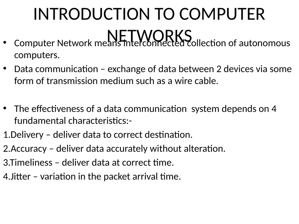SDC3IT09 - Basic Networking Concepts MODULE-1 - slide 2 of 35