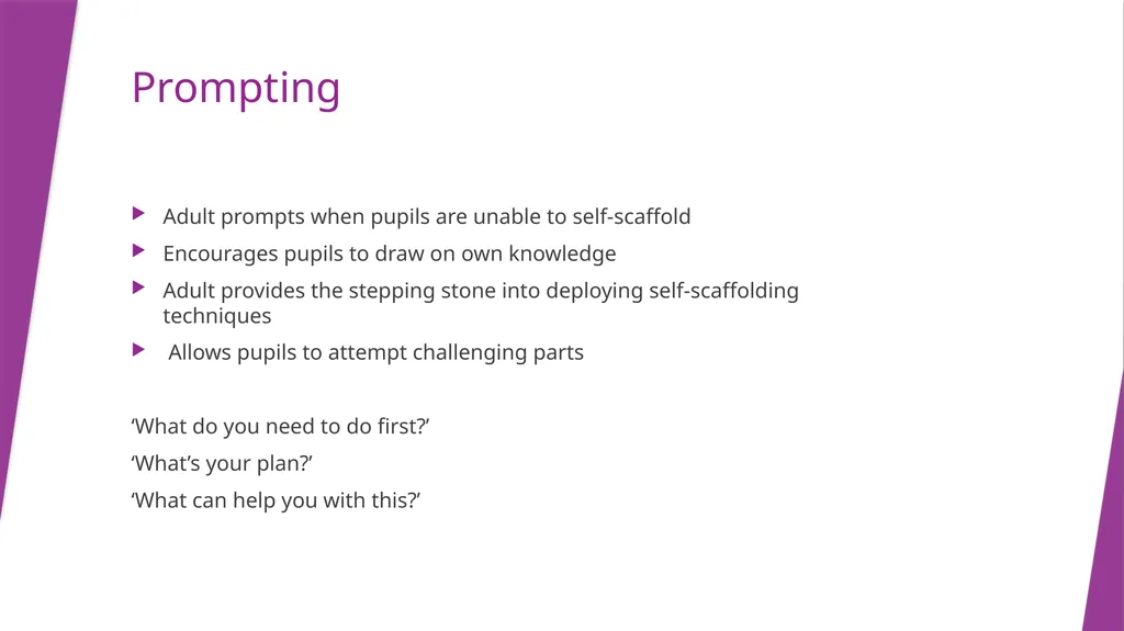 Scaffolding RBWM Teaching Assistant Training Anne - slide 9 of 14