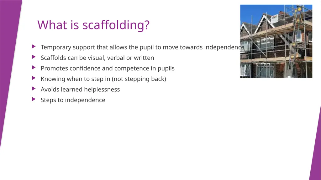 Scaffolding RBWM Teaching Assistant Training Anne - slide 5 of 14