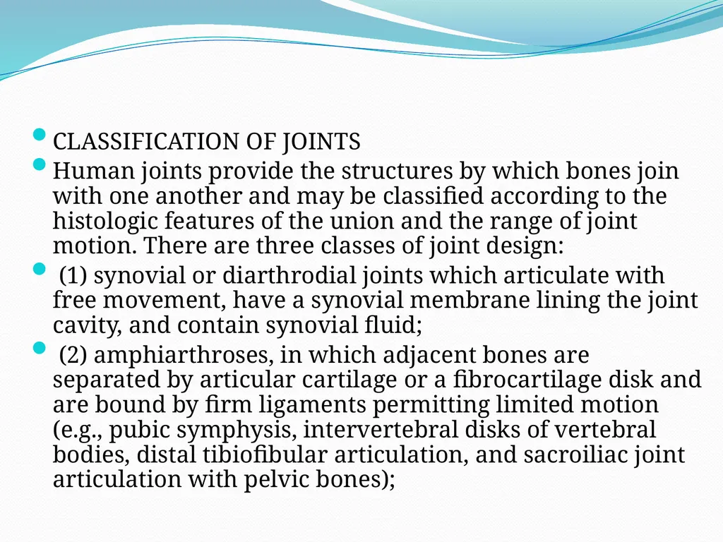 STRUCTURE AND FUNCTION OF BONE, JOINTS AND - slide 2 of 26