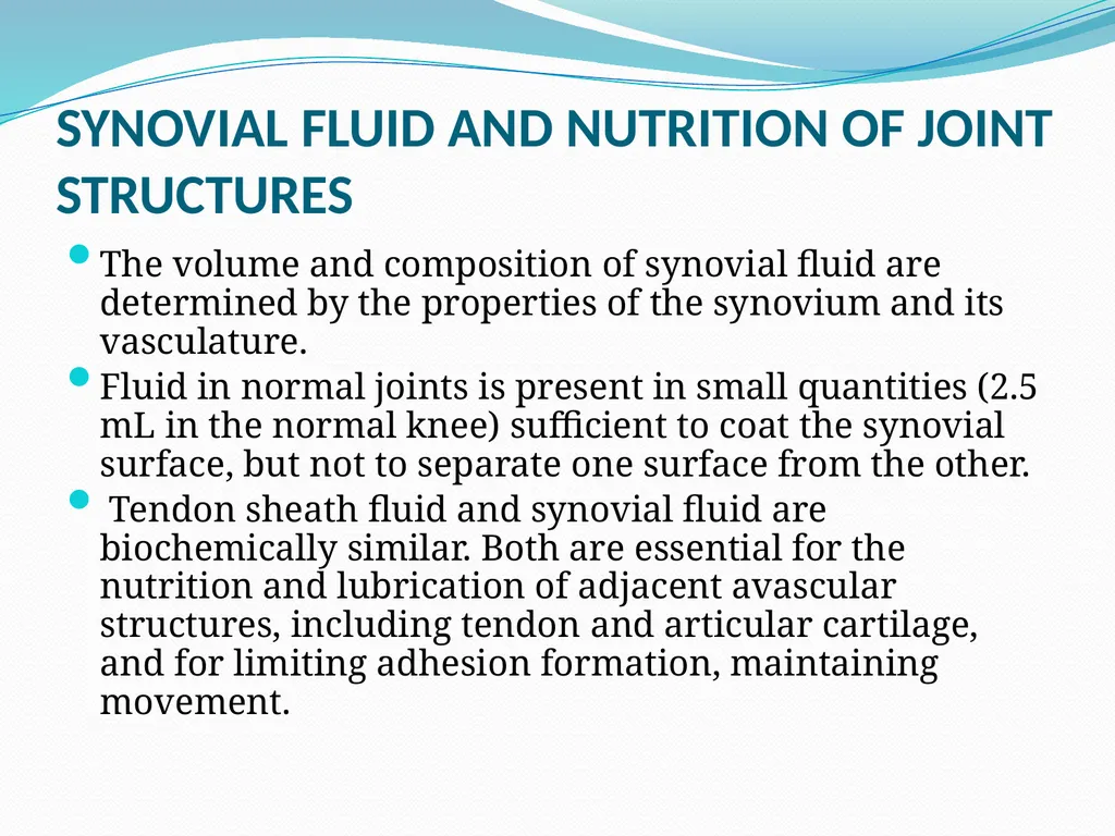 STRUCTURE AND FUNCTION OF BONE, JOINTS AND - slide 16 of 26