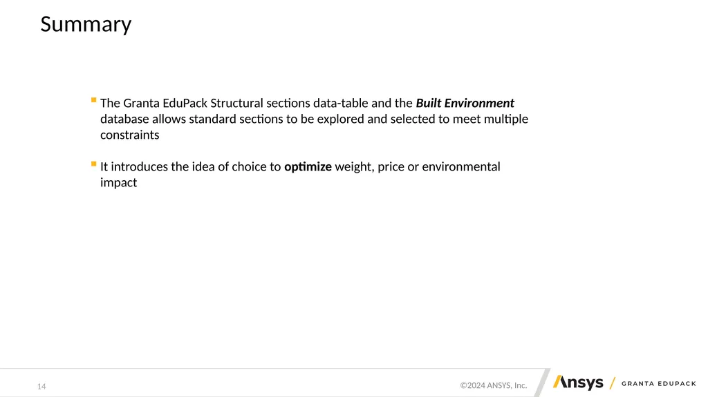 Structural sections: shape in action Mike Ashby - slide 14 of 16