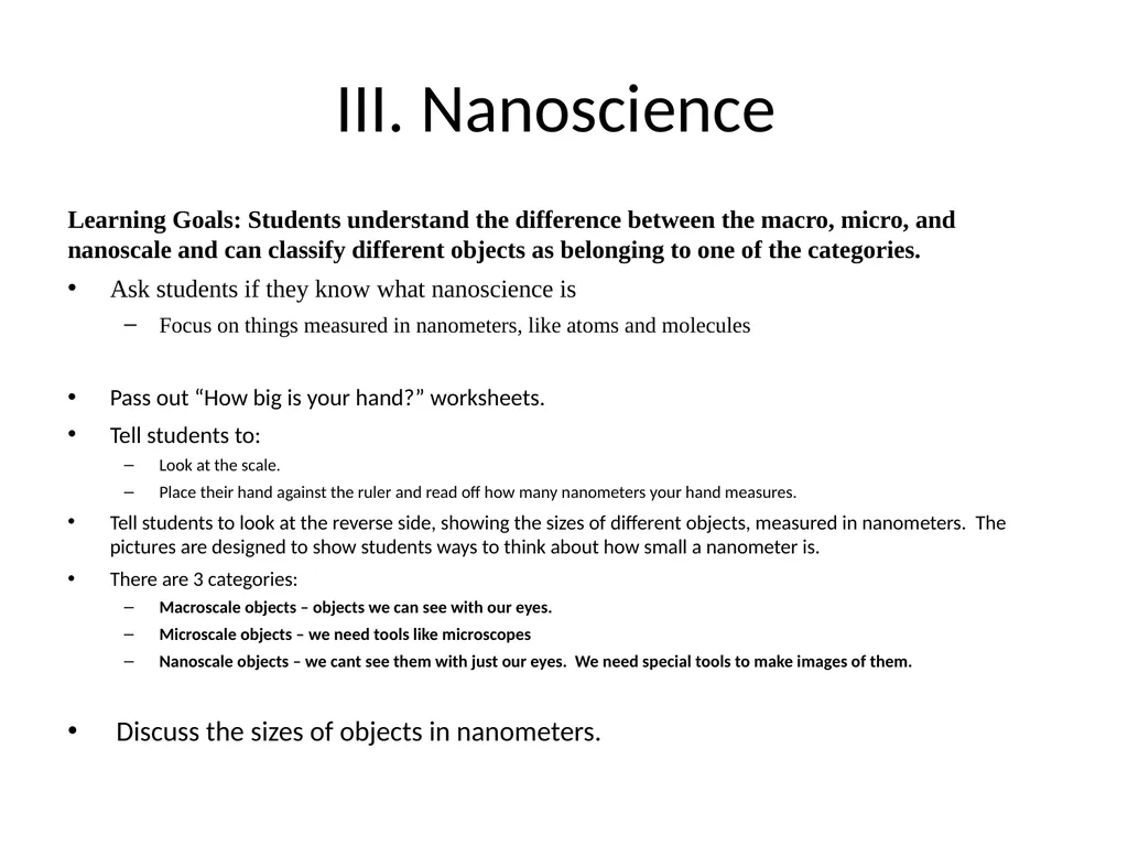 Nanotechnology and Magnetism VSVS Fall 2018 Why is - slide 9 of 11