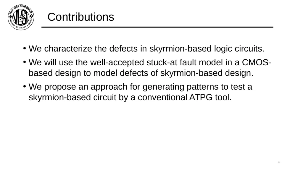 Defect Characterization and Testing of - slide 4 of 19