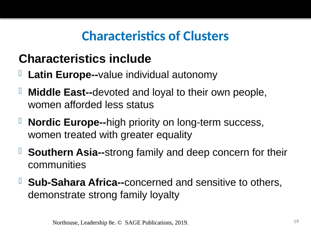 Culture and Leadership Chapter 16 Northouse, - slide 19 of 28