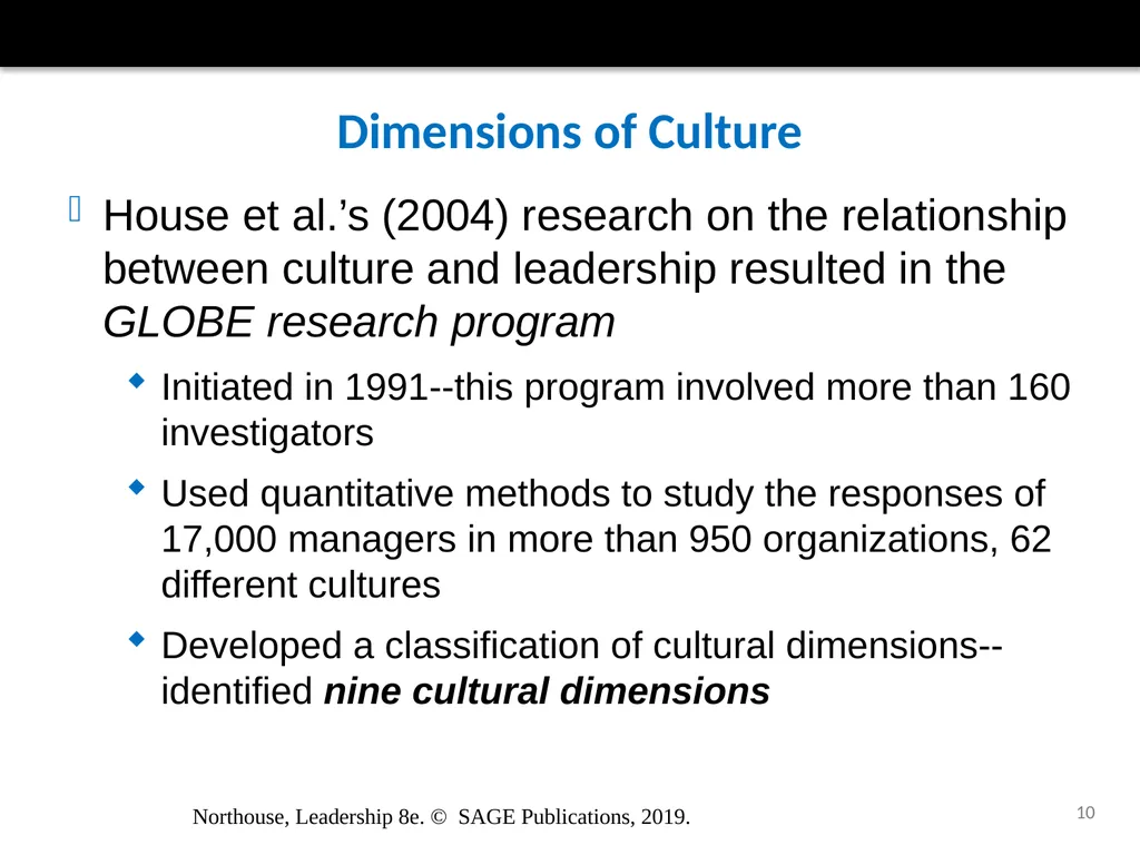Culture and Leadership Chapter 16 Northouse, - slide 10 of 28