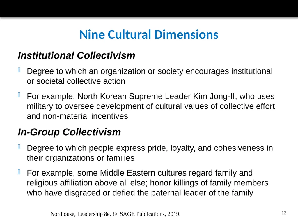Culture and Leadership Chapter 16 Northouse, - slide 12 of 28