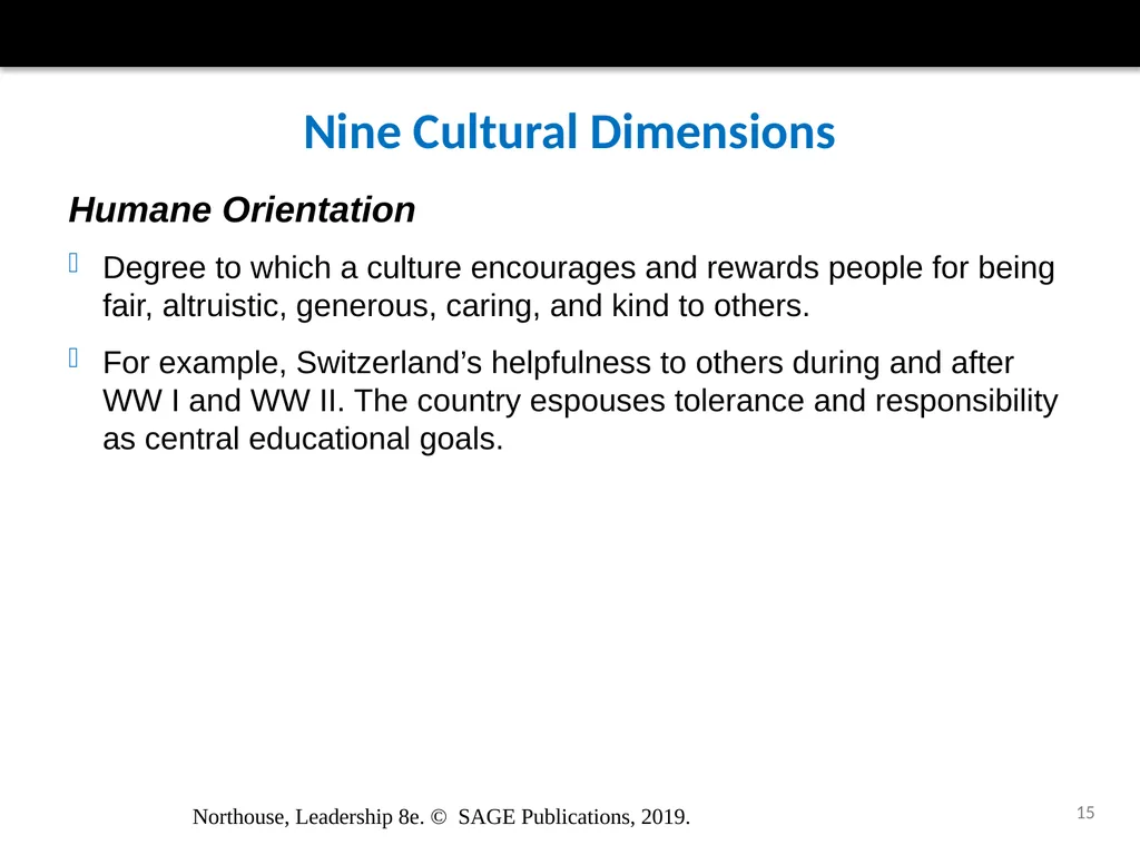 Culture and Leadership Chapter 16 Northouse, - slide 15 of 28