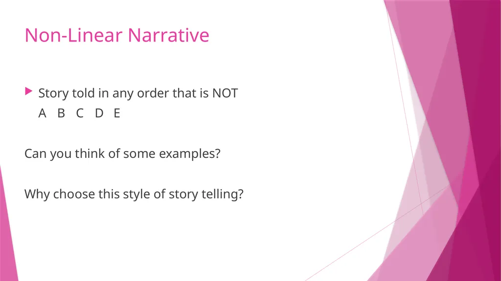 Narrative – what the specification says… Narrative - slide 7 of 17