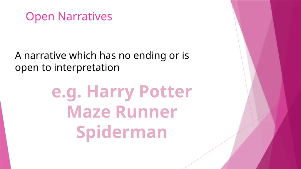 Narrative – what the specification says… Narrative - slide 12 of 17