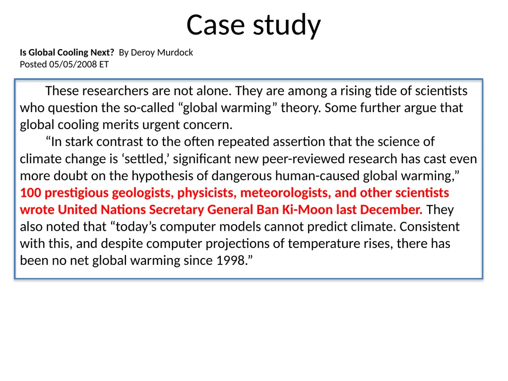Agnotology as a teaching tool Dan Bedford - slide 29 of 35