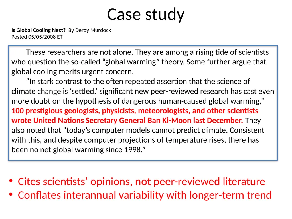 Agnotology as a teaching tool Dan Bedford - slide 31 of 35