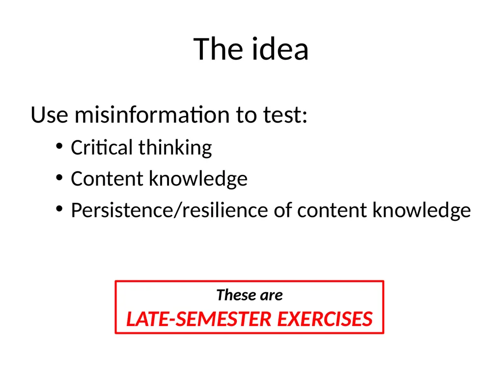 Agnotology as a teaching tool Dan Bedford - slide 18 of 35