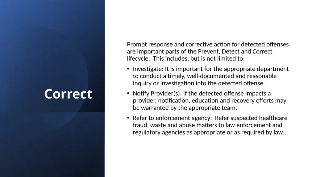 Fraud, Waste & Abuse Overview: General Compliance - slide 12 of 22