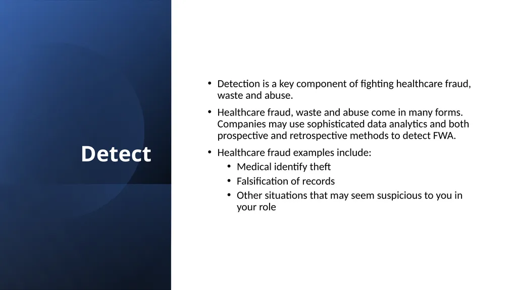 Fraud, Waste & Abuse Overview: General Compliance - slide 8 of 22