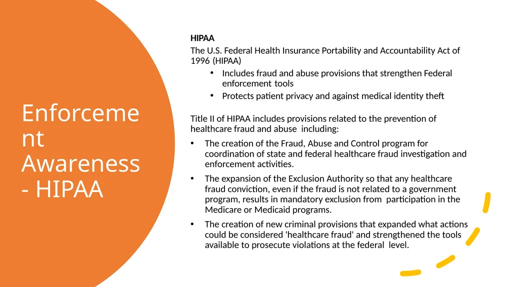 Fraud, Waste & Abuse Overview: General Compliance - slide 15 of 22