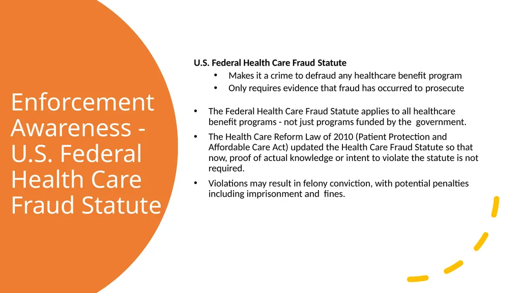 Fraud, Waste & Abuse Overview: General Compliance - slide 16 of 22