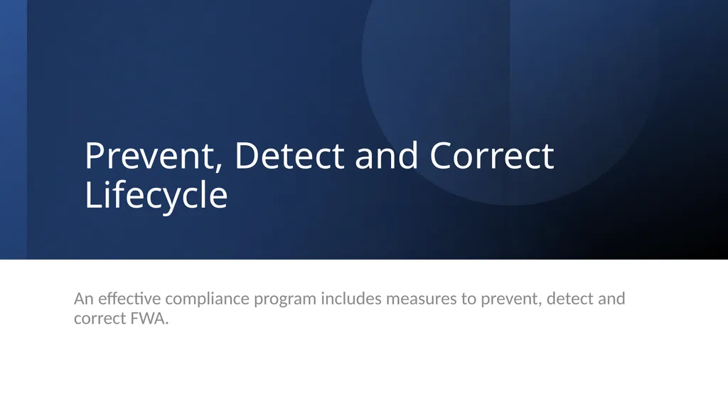 Fraud, Waste & Abuse Overview: General Compliance - slide 6 of 22