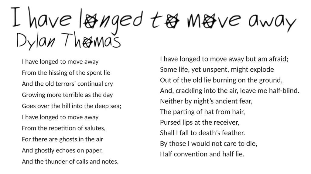 Unseen Poetry 27.1 – How does the poet present.. - slide 6 of 18