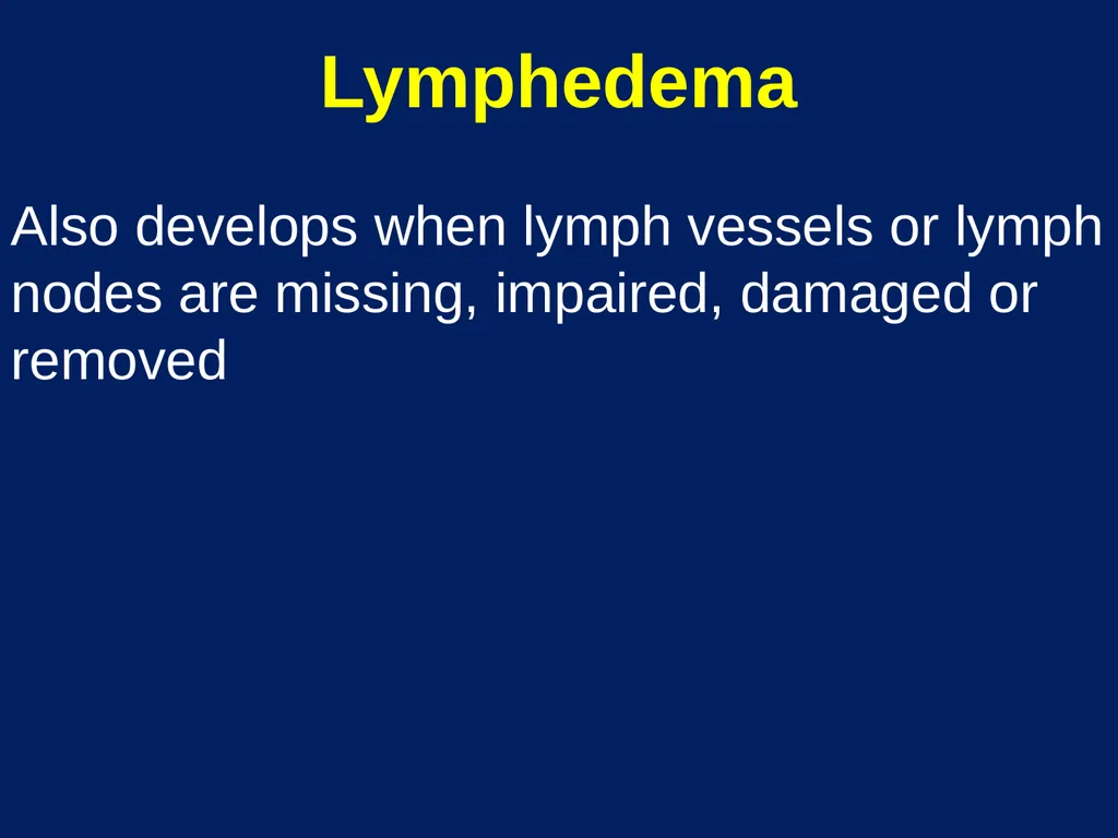 Lymphatic Disorders References Therapeutic - slide 6 of 44