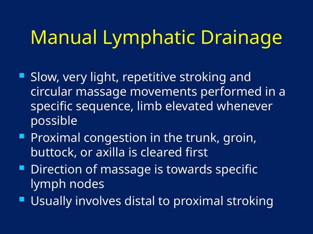 Lymphatic Disorders References Therapeutic - slide 19 of 44