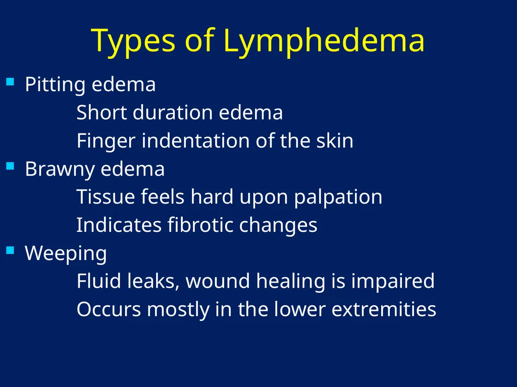 Lymphatic Disorders References Therapeutic - slide 14 of 44