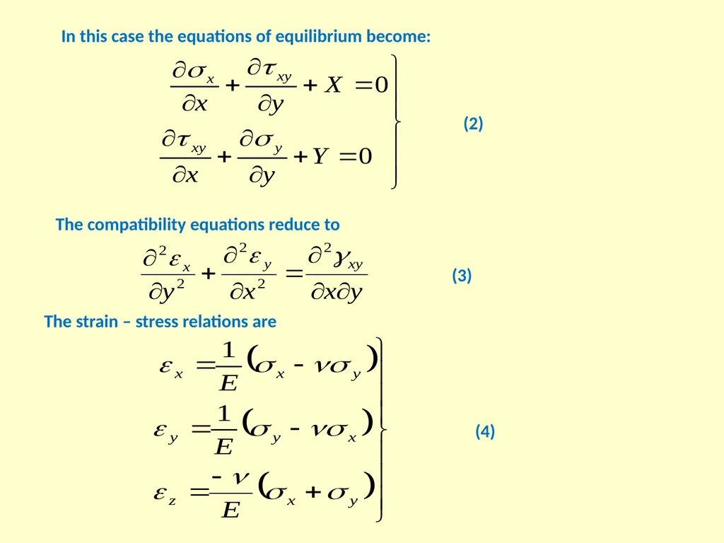 1. Two-Dimensional Isotropic Elasticity The - slide 4 of 13