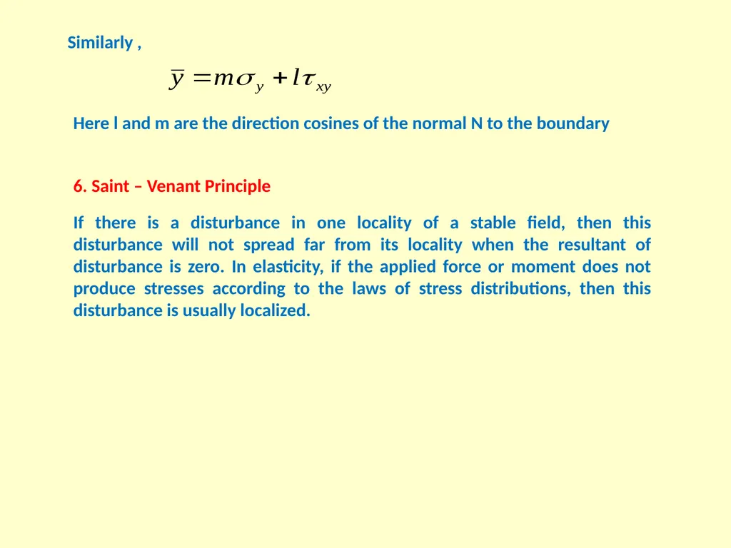 1. Two-Dimensional Isotropic Elasticity The - slide 13 of 13
