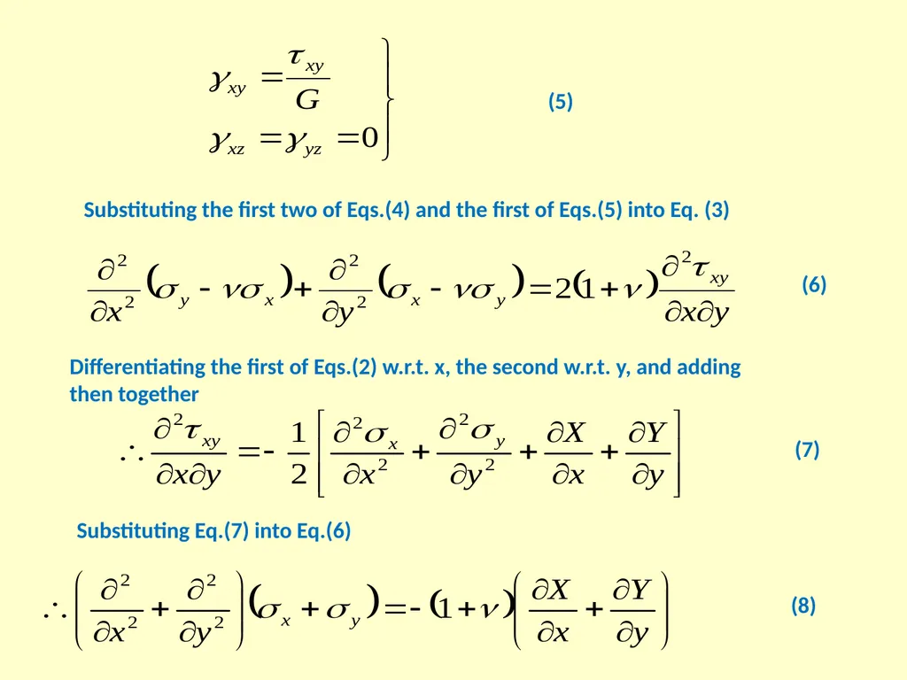1. Two-Dimensional Isotropic Elasticity The - slide 5 of 13