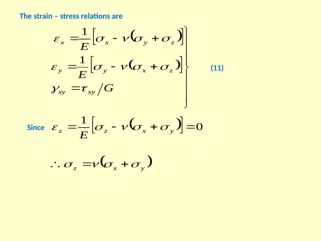1. Two-Dimensional Isotropic Elasticity The - slide 8 of 13