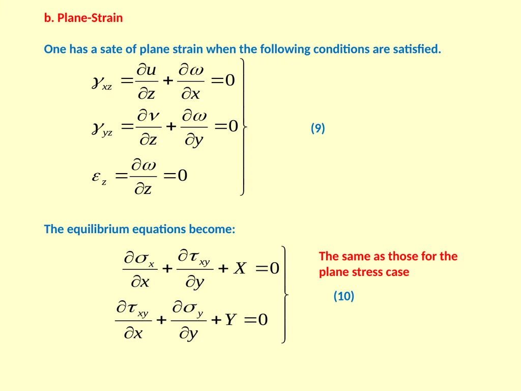 1. Two-Dimensional Isotropic Elasticity The - slide 7 of 13