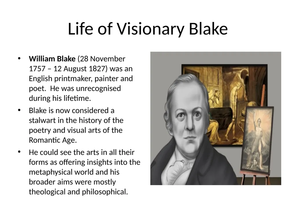 Presentation on The Tyger by William Blake Ujjwal - slide 2 of 7