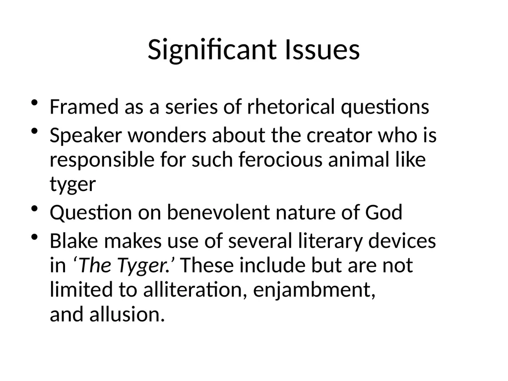 Presentation on The Tyger by William Blake Ujjwal - slide 6 of 7