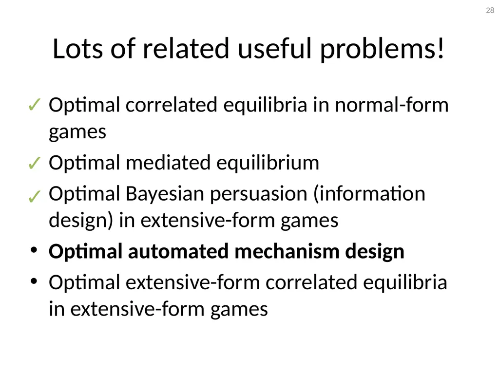 Mediation in Extensive-Form Games Brian Hu Zhang - slide 28 of 46